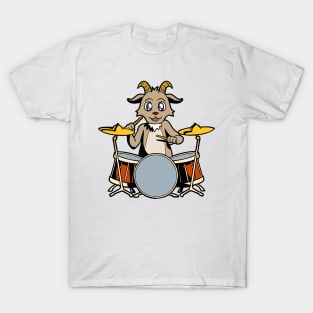 Cartoon goat drummer T-Shirt